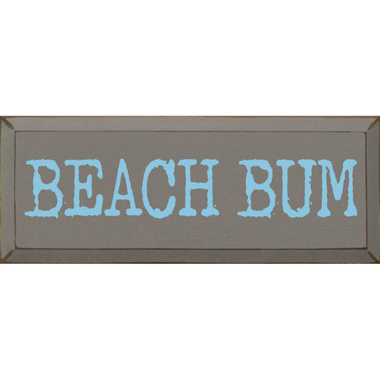 Beach Bum Wood Sign