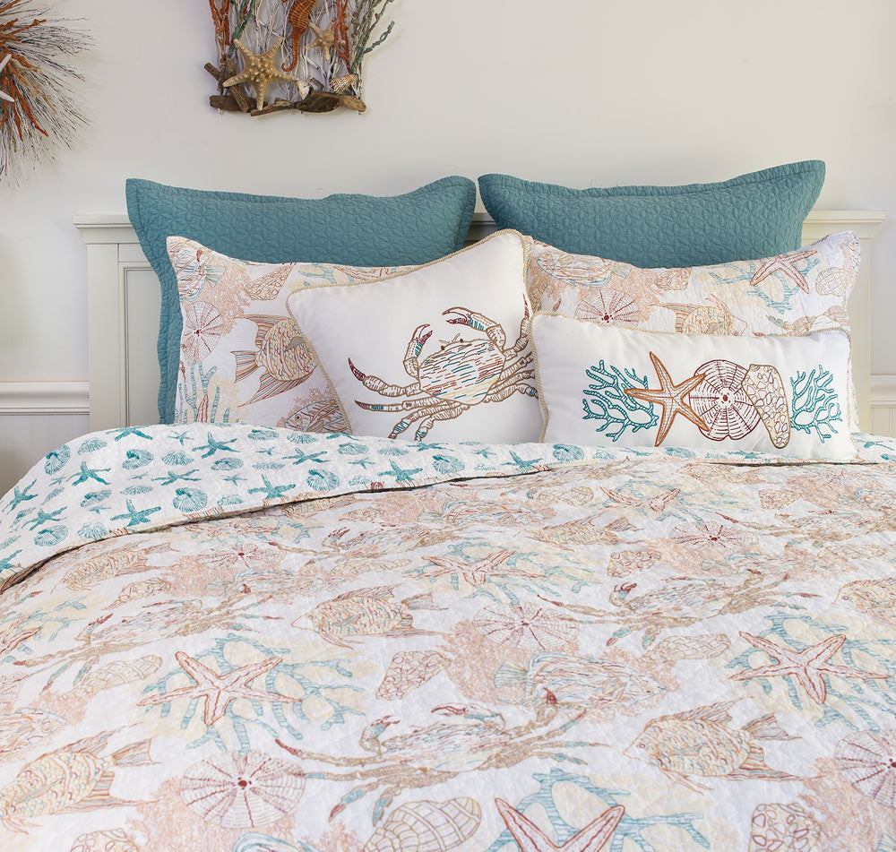 Blue Crab Bay Quilt Mini Set - Full/Queen