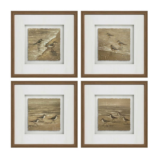 Shore Dwellers Wall Art - Set of 4