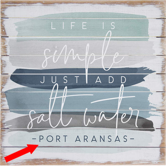 Add Salt Water Personalized Wall Art