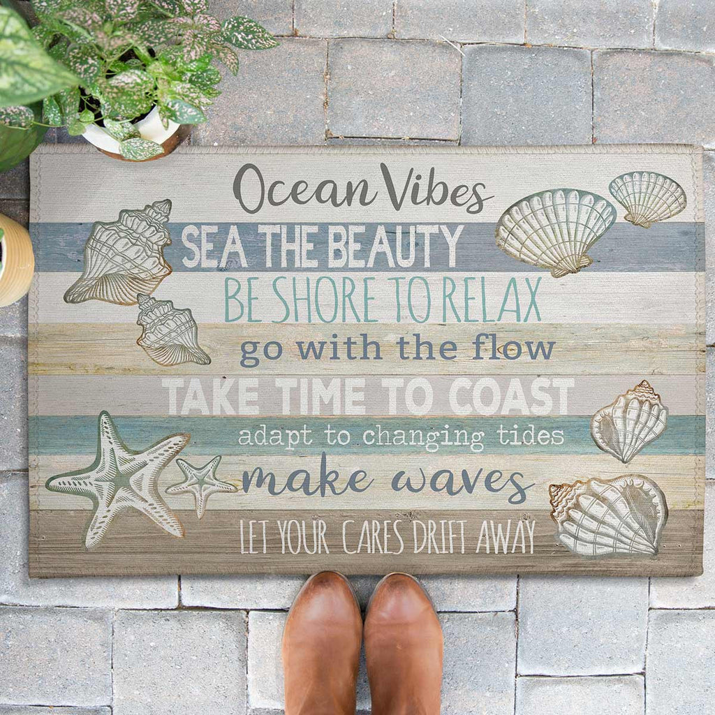 Ocean Vibes Outdoor Rug - 2 x 3