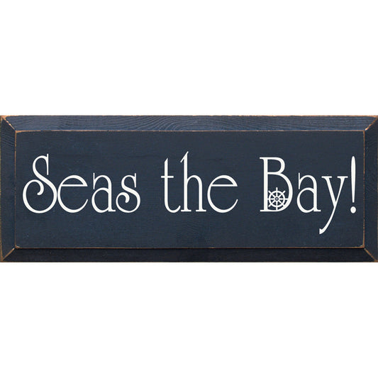 Nautical Bay Wood Sign