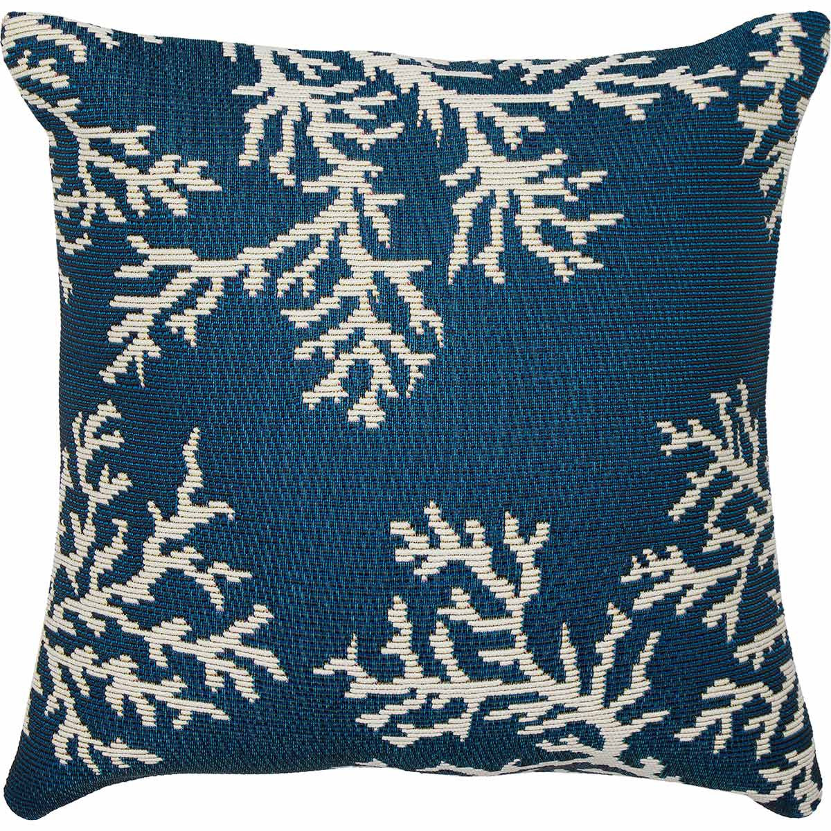 Aruba Coral Accent Pillow - Navy