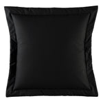 Billowing Sails Black Euro Sham