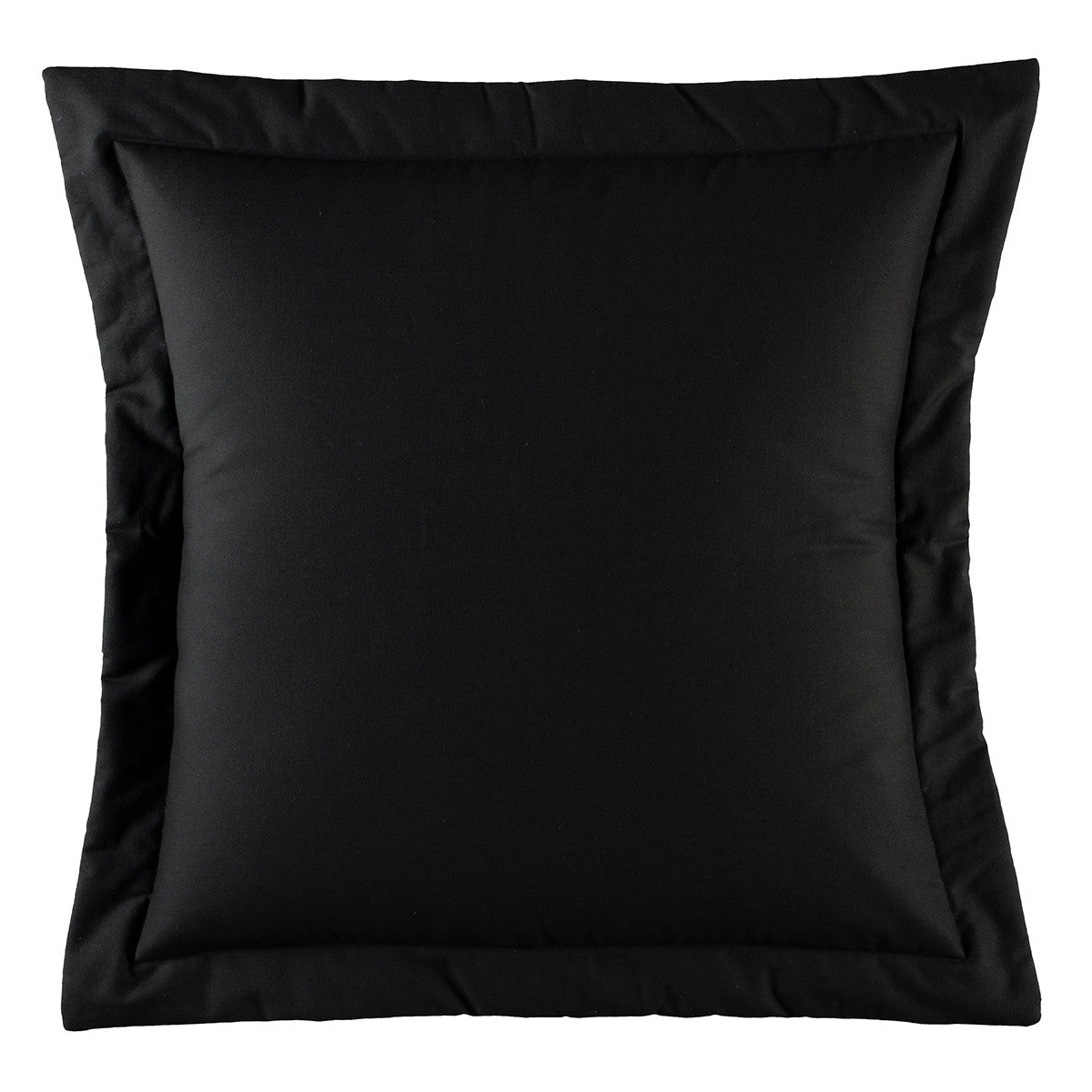 Billowing Sails Black Euro Sham