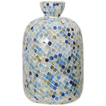 Mykonos Blue Mosaic Vase - 14 Inch