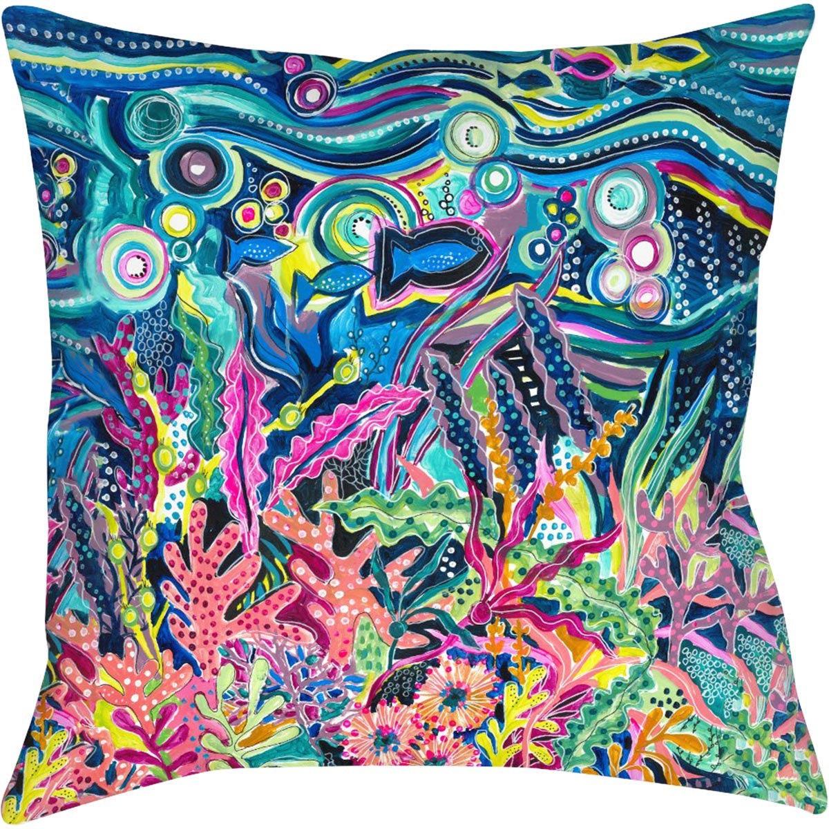 Ocean Fiesta Outdoor Pillow