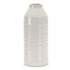 Pearl Earthenware Ribbed Vase - Large