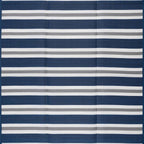 Yacht Club Stripes Indoor/Outdoor Utility Mat - 5 x 7