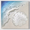 Caribbean Shore Scallop Metal Wall Art