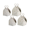 Whitewashed Norfolk Baskets - Set of 4