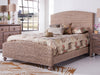 Driftwood Complete Gray Woven Bed - King