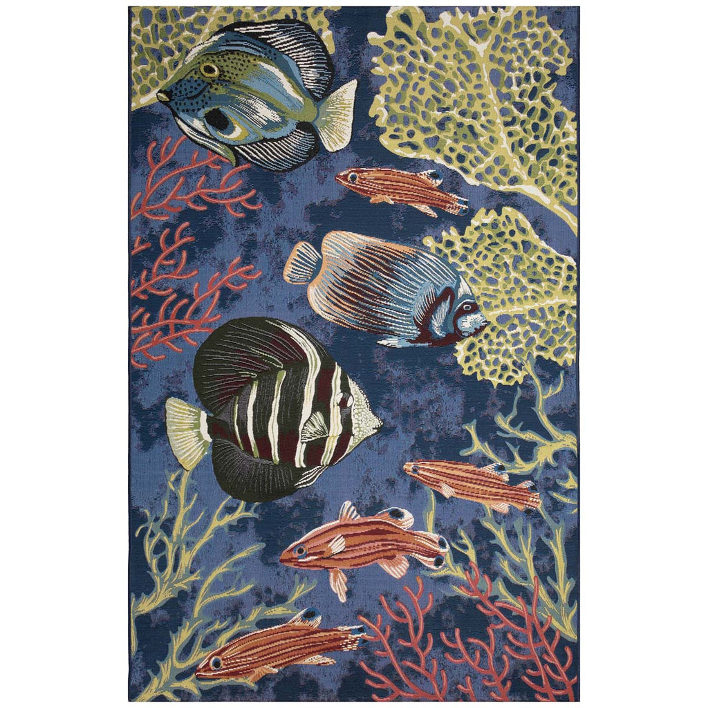 Finned Friends Indoor/Outdoor Rug - 3 x 5