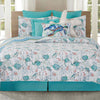 Sea Turtle Garden Quilt Bed Set - King