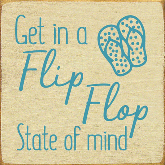 Flip Flop Mind Wall Art