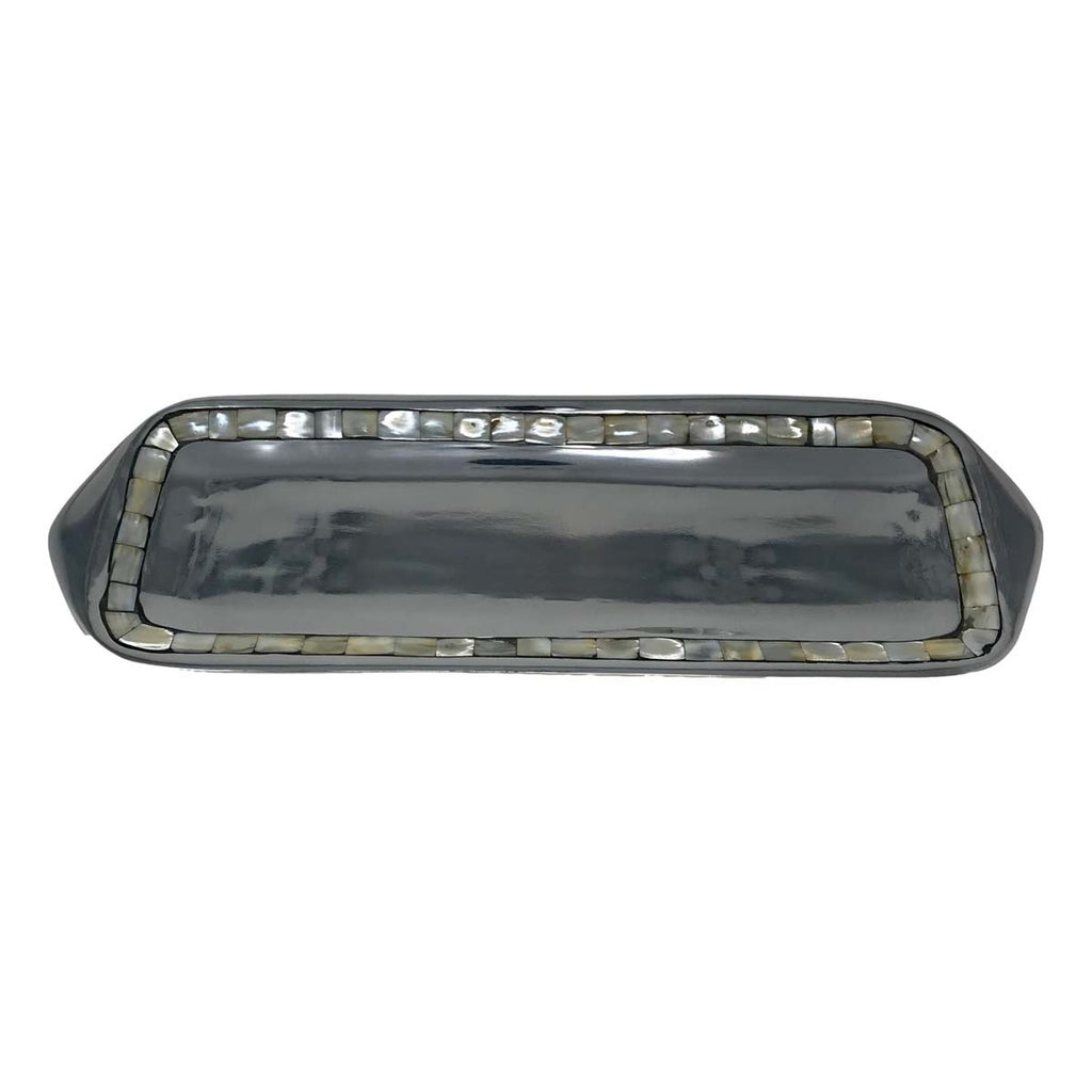 Pearly Aluminum Serving Tray