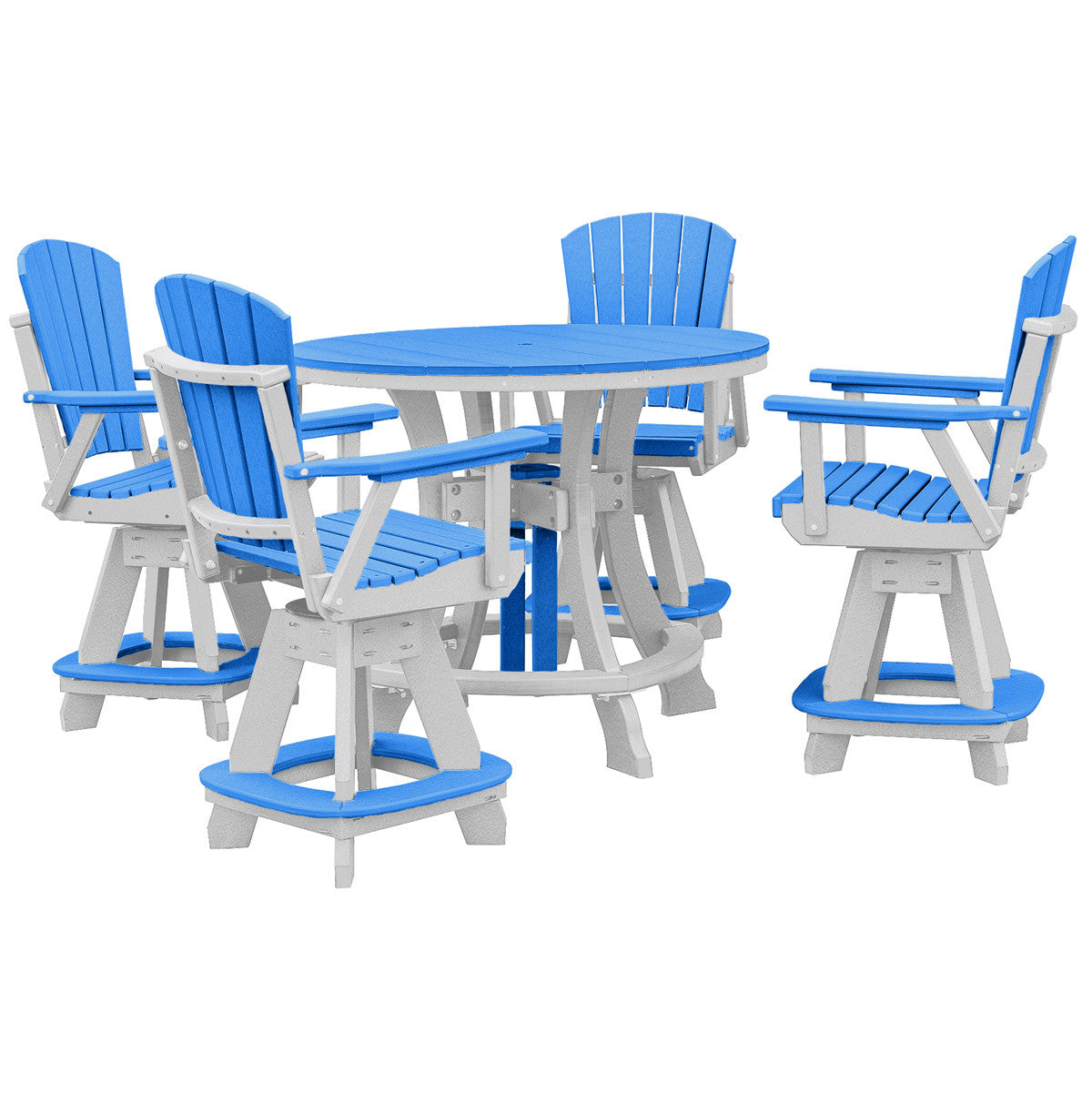 Negril Sea Table & Swivel Chair Set - OUT OF STOCK UNTIL 07/08/2026
