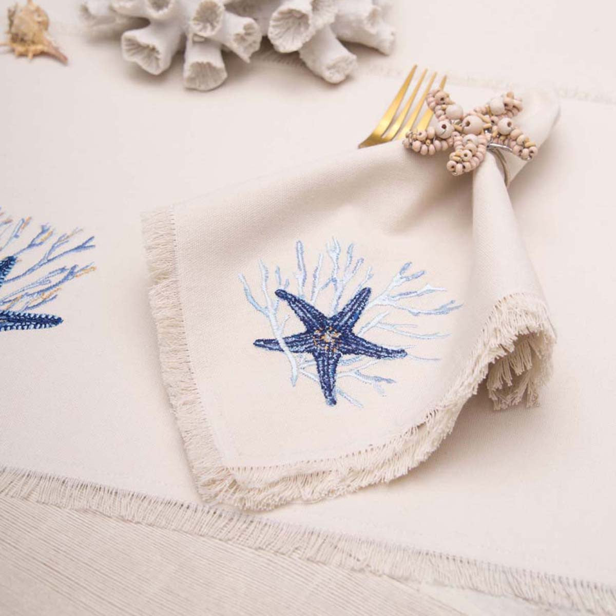 Blue Tidepool Napkins - Set of 4