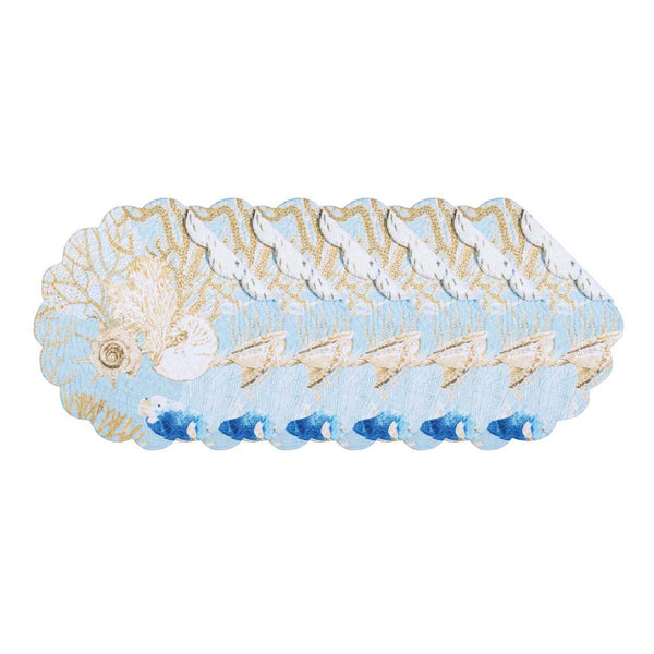 Azure Coast Round Placemats - Set of 6