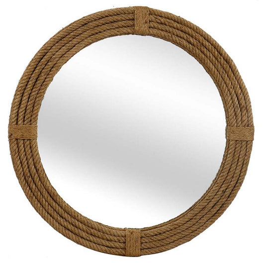 Sleek Brown Rope Mirror - OUT OF STOCK UNTIL 11/04/2026