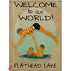 Welcome to Our World Personalized Wall Art
