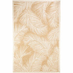Hermosa Fronds Sand Indoor/Outdoor Rug - 8 Ft. Square