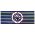 Captain's Compass Floor Mat - 2 x 5 - OUT OF STOCK UNTIL 08/28/2026