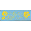 Mele Kalikimaka Hibiscus Wood Sign