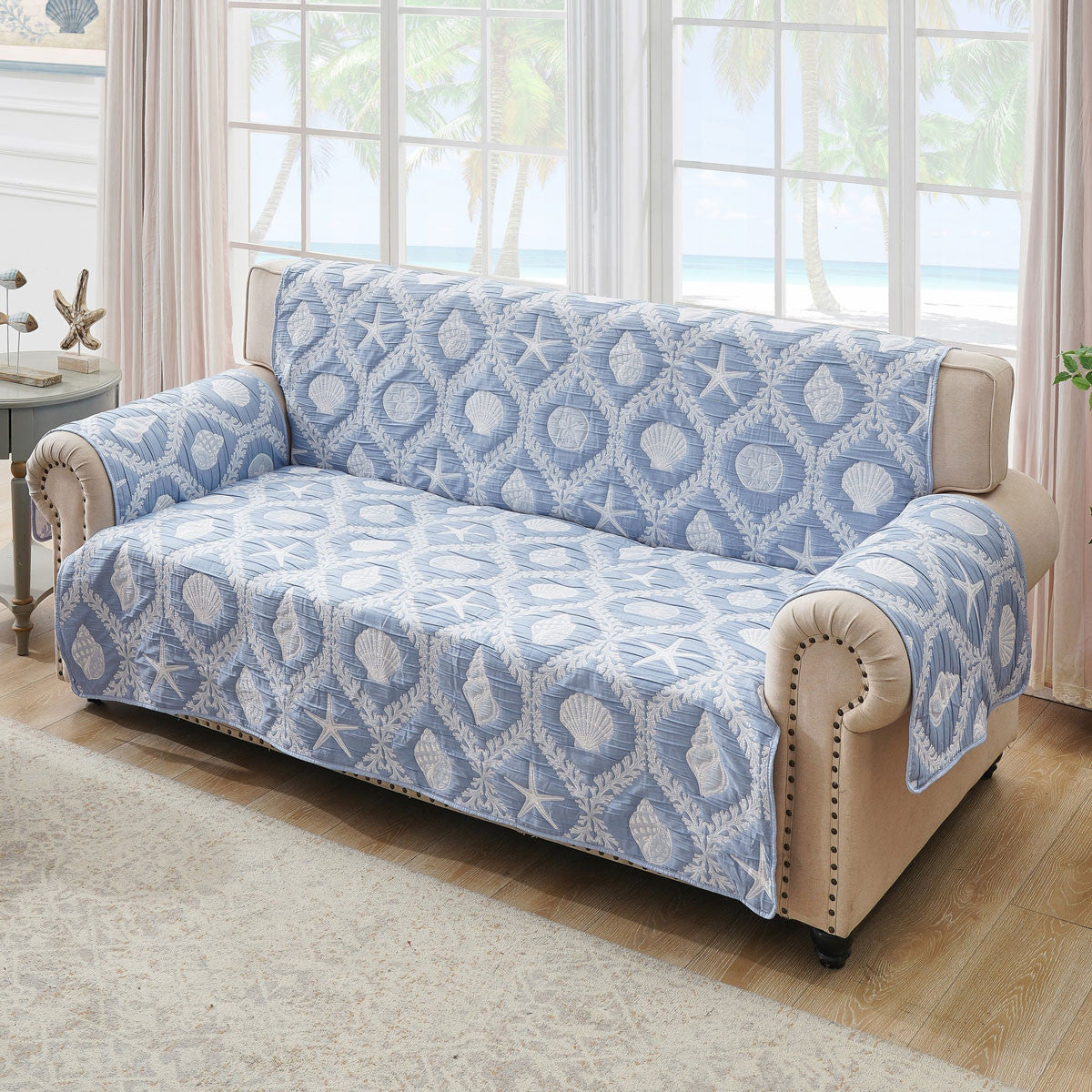 Shoreline Shells Sofa Protector