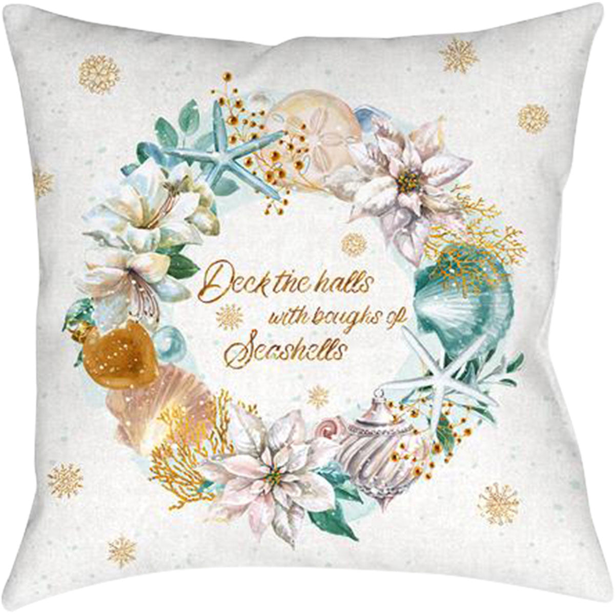 Boughs of Seashells Pillow