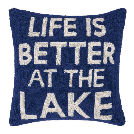 Lake Life Hooked Pillow - OUT OF STOCK UNTIL 10/08/2026