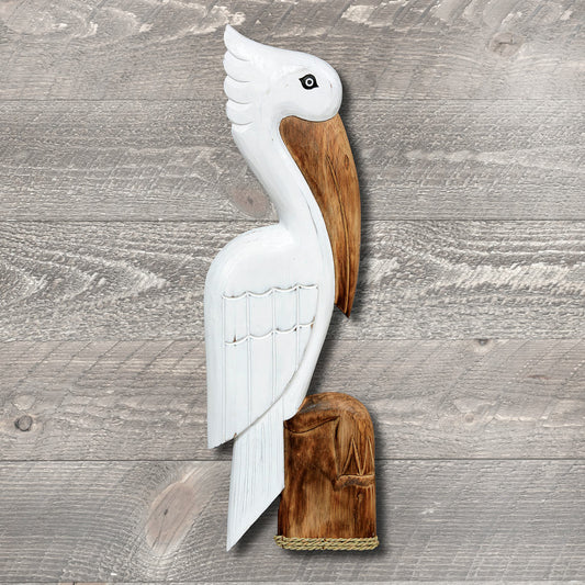 Pelican Post Wood Wall Art