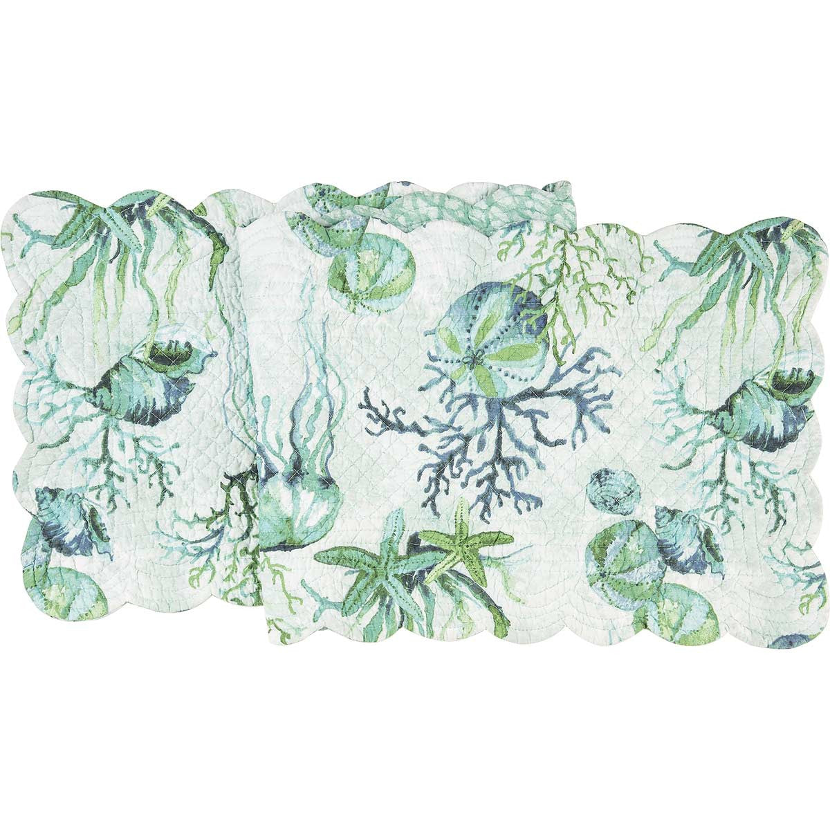 Emerald Waters Table Runner