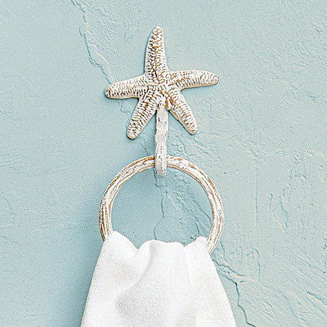 Sanibel Starfish Towel Ring - OUT OF STOCK UNTIL 07/29/2026
