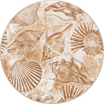 Sandy Shore Shells Rug - 8 Ft. Round