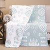 Ocean Seaglass Stretchy Throw