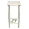 Conch Square Drink Table - White