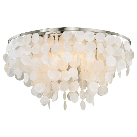 Elsa Capiz Shell Flush Mount Light - 24 Inch