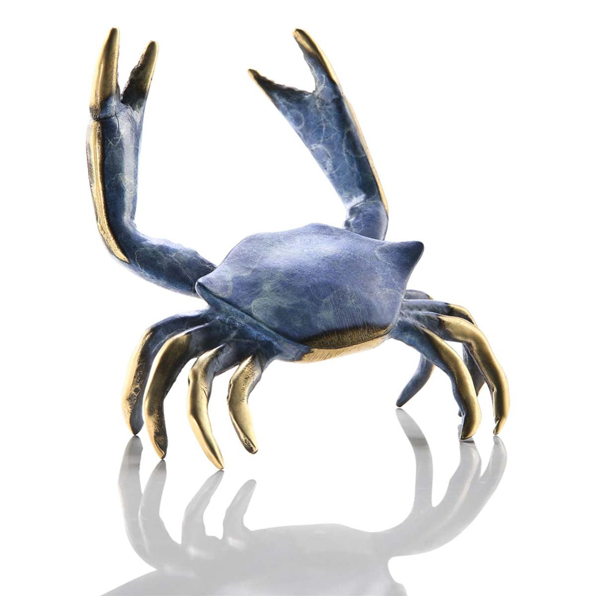 Ocean Blue Crab Sculpture