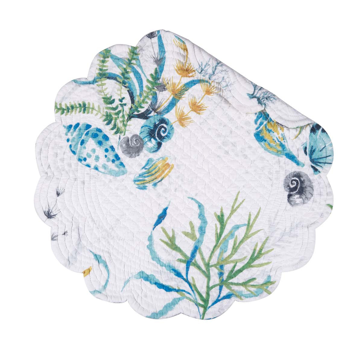 Coral Paradise Round Placemats - Set of 6