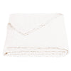 Vintage White Linen Quilt - Full/Queen