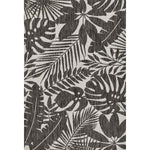 Prince Palm Black Indoor/Outdoor Rug - 5 x 8