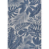 Prince Palm Blue Indoor/Outdoor Rug - 5 x 8