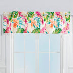 Tropical Flora Valance
