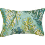 Padre Oblong Accent Pillow - Aqua