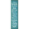Live by the Currents Wood Sign