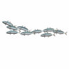 Sardine School Metal Wall Art - Left Facing
