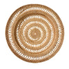 Handwoven Rattan Spiral Charger