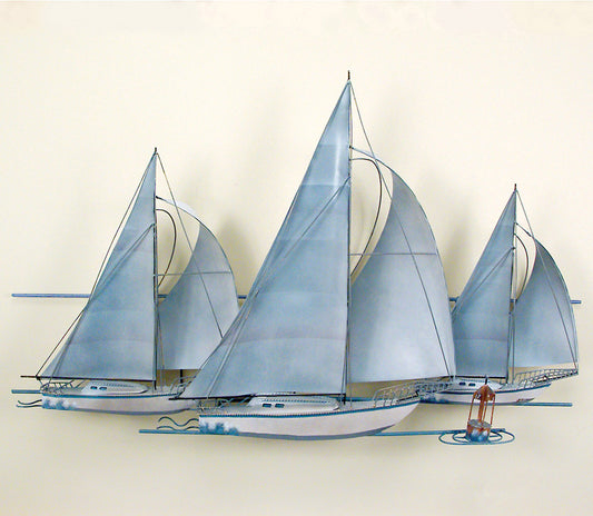 Regatta Winds Metal Wall Art