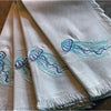 Blue Jellyfish Napkins - Set of 4